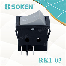 Beleuchtet an aus Rocker Switch 4 Pins